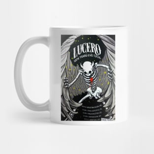 Lucero Band New Year's Eve Tour Skull Angel Mug